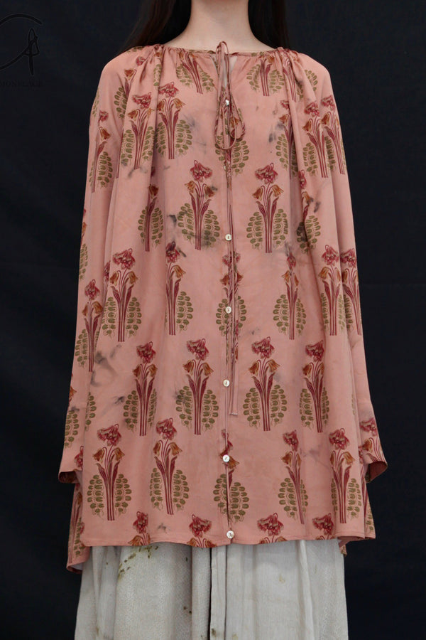 Mutedance 25 Spring/Summer Silk Crew Neck Blouse MD-MD25SS130-ROSE MD25SS129
